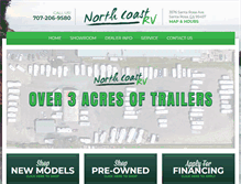 Tablet Screenshot of northcoastrv.com